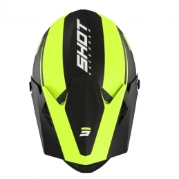Marque Casque BMX Shot® Rogue United KID - Noir/Jaune Matt – Image 3