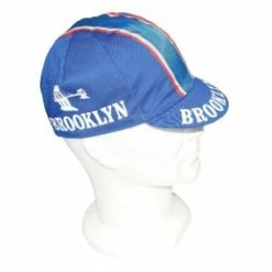 Marque Casquette Velo Equipe Vintage Brooklin - Bleu