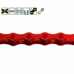 Marque Chaine BMX KMC® Z1 Narrow 3/32" - 96 Maillons (Rouge)