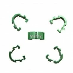Marque Clips De Gaine En Aluminium - Vert (Boite De 5 Unités)