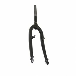Marque Fourche Vtt 20 " Rigide Cintree Acier Noir Avec Tasseaux Pivot (200-140Mm) Filete 1"-22,2 Interieur