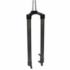 Marque Fourche Vtt 29 " Rigide Alu 7075 Fourreaux Carbone 3K Pour Frein A Disque Pivot Lisse 1"1-8-28,6 Ext (Conique 1"1-2 En Bas)