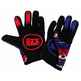 Marque Gants BMX Staystrong® Mash Up V3 - Rouge/Blanc/Bleu – Image 2