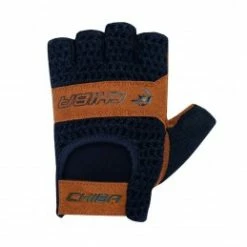 Marque Gants De Vélo Chiba® Retro - Noir/Marron