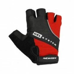 Marque Gants De Vélo Newton® Gel - Noir/Rouge