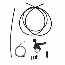 Marque Levier Pour Tige De Selle Reglable Satori Alu Noir Fixation Cintre Gravel (Livre Avec Cable)