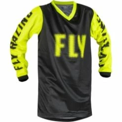 Marque Maillot Fly® F-16 KID - Noir/Jaune Fluo