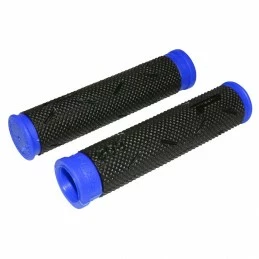 Marque Poignee Vtt Progrip 808 Noir-Bleu Ø22Mm L120Mm (Paire)