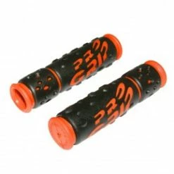 Marque Poignee Vtt Progrip 953 Noir-Orange Ø22Mm L122Mm (Paire)