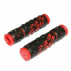 Marque Poignee Vtt Progrip 953 Noir-Rouge Ø22Mm L122Mm (Paire)