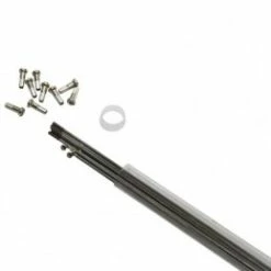 Marque Rayon Inox Argent 2mm Avec Ecrou - Tube De 10 Longueur Au Choix