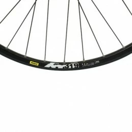 Marque Roue Vtt 29" Mavic Xm319 Disc Arr. Noir illet Shima. Mt400 Centerlock Cass. Shima. Sram 11-10-9 Vit. R Inox Axe Travers. 12-148 – Image 3