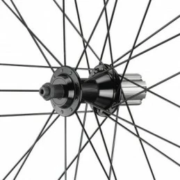 Marque Roues Route 700 Campa Calima Noir Moyeu Ed 9-10-11V. (Paire) â Image 4