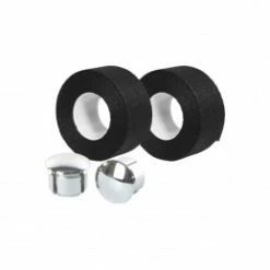 Marque Ruban De Guidon Velox Tressostar 90 Coton Noir 20Mm X 2,80M (Vendu Au Blister De 2)