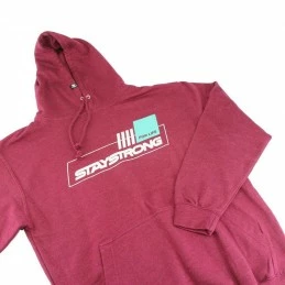 Marque Sweat Stay Strong For Life Burgundy â Image 3
