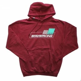 Marque Sweat Stay Strong For Life Burgundy