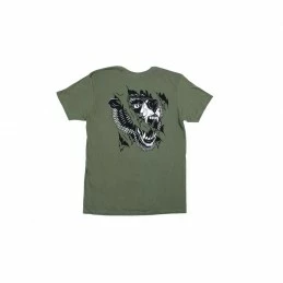 Marque T-Shirt Odyssey Ripped Monogram Olive â Image 2