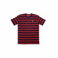 Marque T-Shirt Odyssey Stitched Monogram Navy/Red