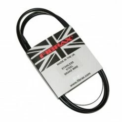 Marque Transmission Frein Fibrax Fcb Noire-Cable Inox Pour Route-Vtt Avec Embouts De Gaine (Vendu A L Unite)