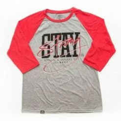 Marque Tshirt Stay Strong Miami Raglan Red/Grey